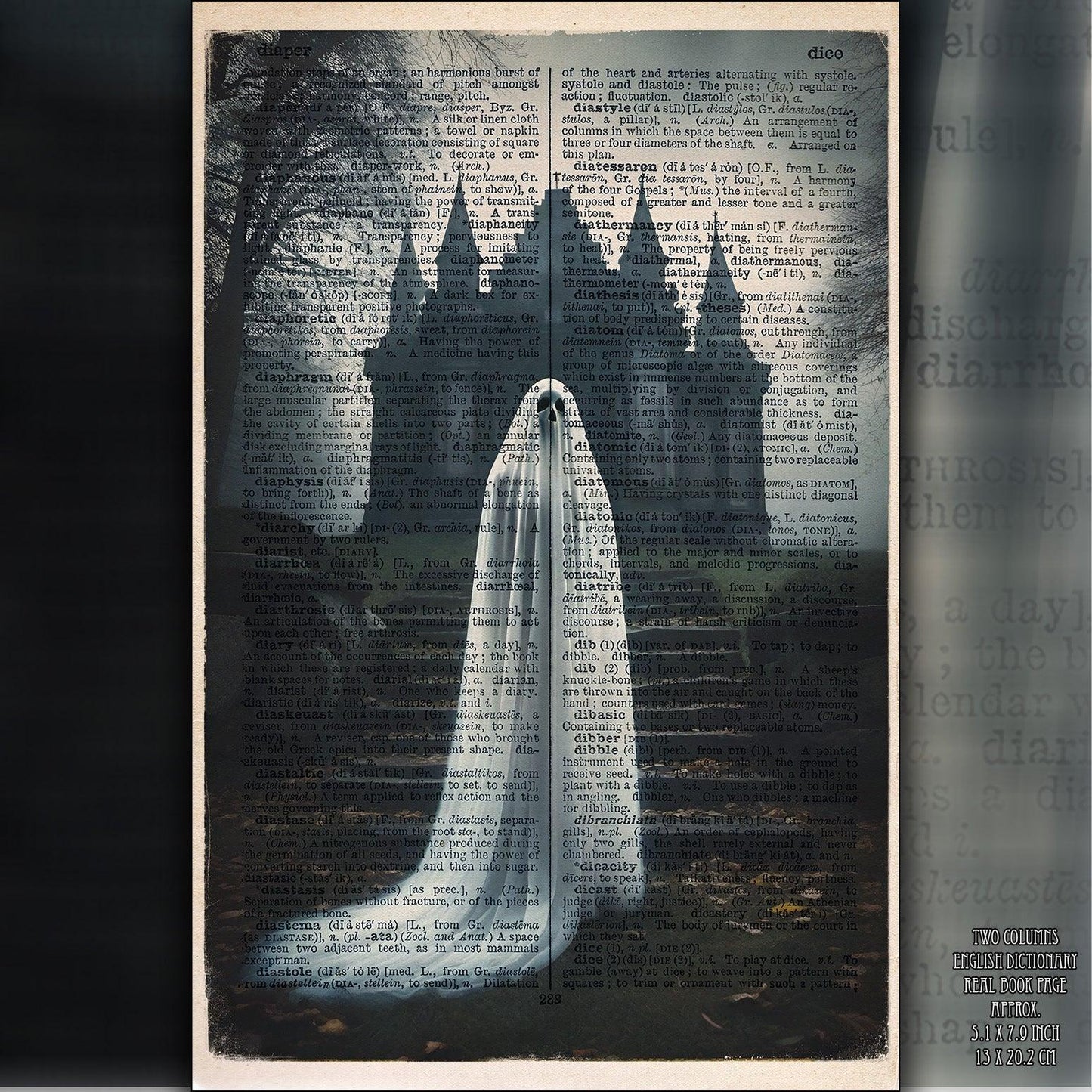 Immerse yourself in the chilling beauty of Dark Art, where intricate details and somber tones intertwine to create a world of melancholic enchantment.