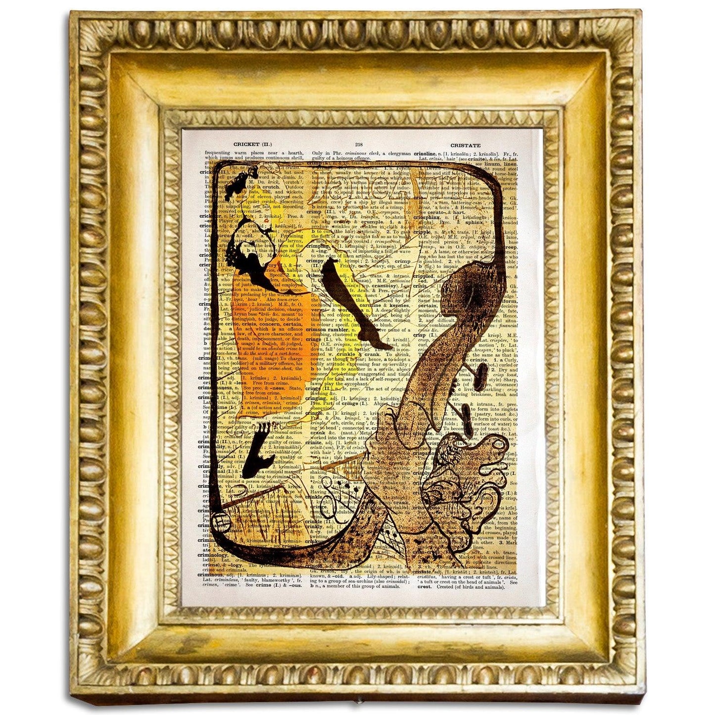Give your home decor a touch of elegance through our exquisite Jane Avril reproduction poster. The artwork is a collage with the dancers in art design by Henri de Toulouse-Lautrec (French printmaker, 1864-1901). Year of created 1893.