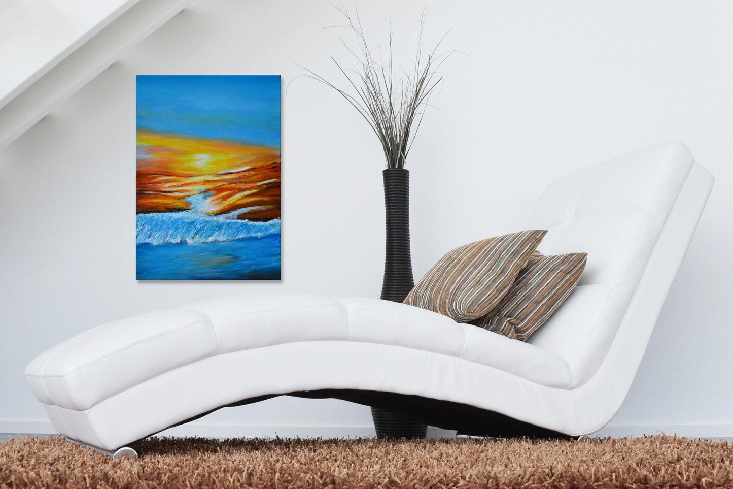 Colours of Earth - Original Painting Art on Canvas Ready to Hang - ArtCursor